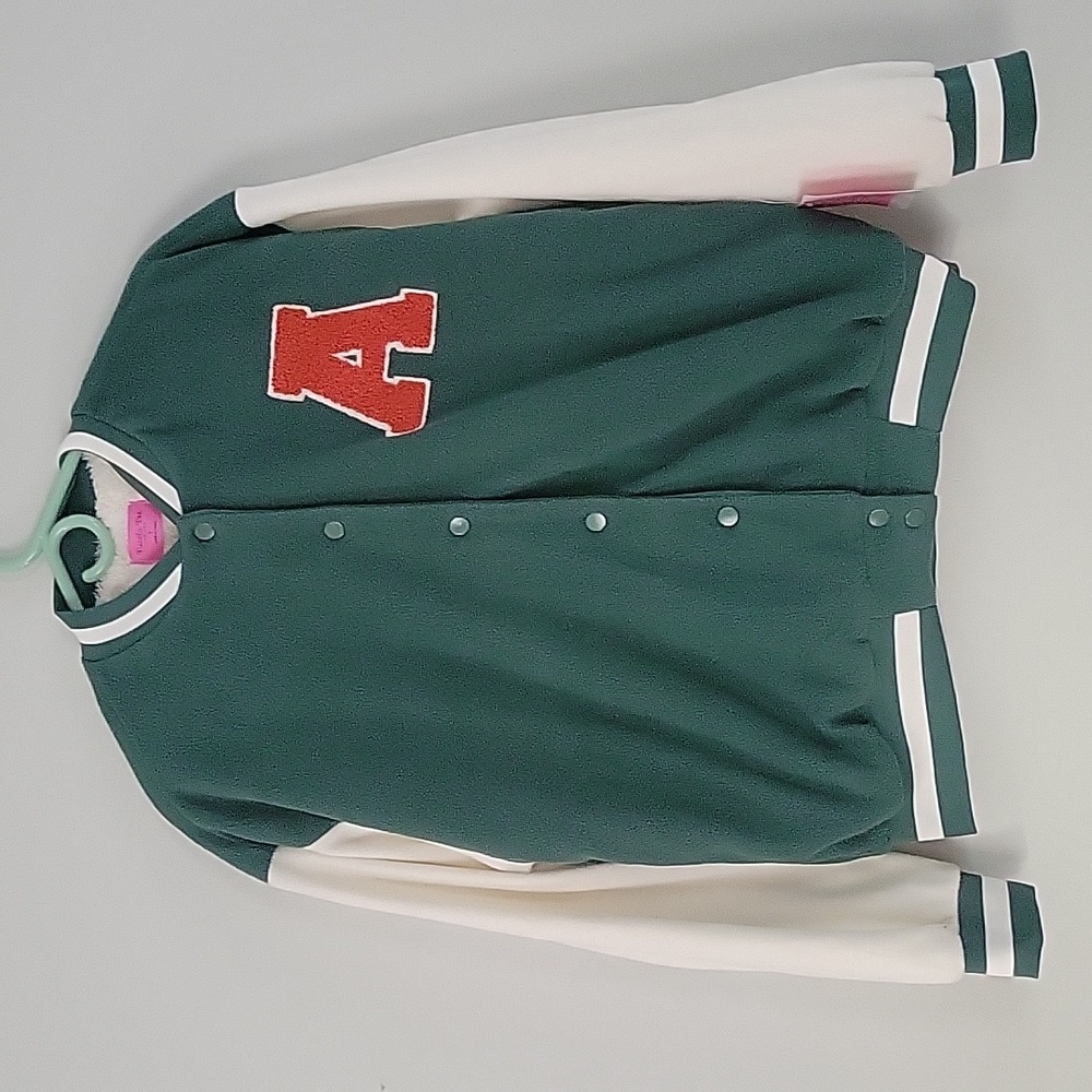 Fleece Letterman Jacket